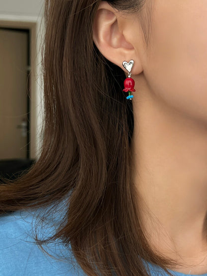 Spring Tulip Earrings | Earring | Three Fleas