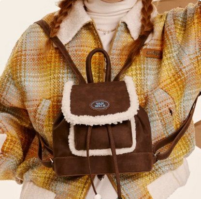 Spring Pasture Cowboy Drawstring Mini Backpack