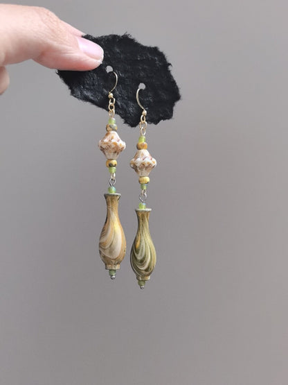 Wing Chun Czech Gems Earrings