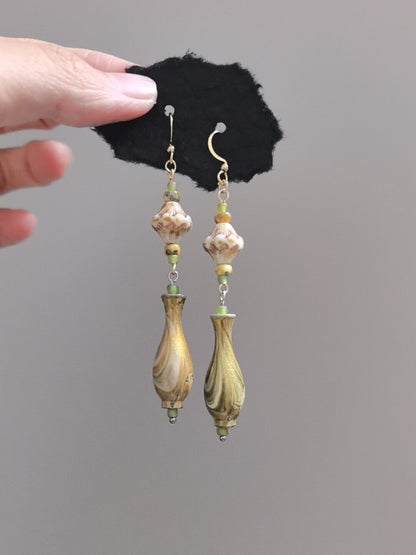 Wing Chun Czech Gems Earrings