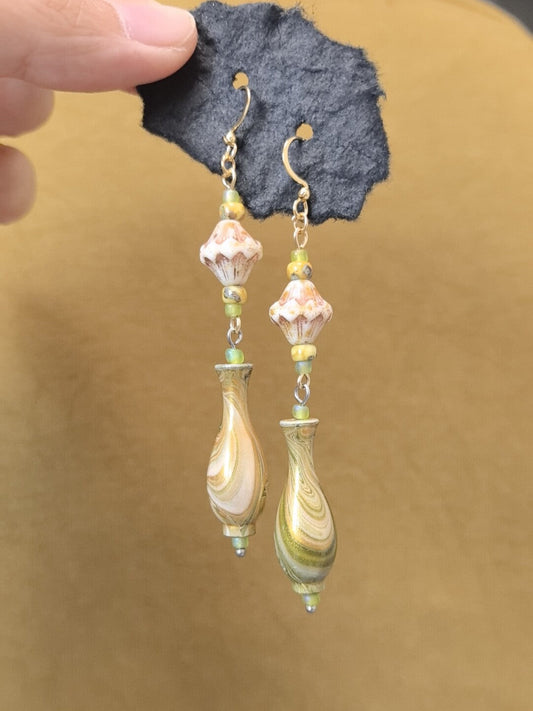 Wing Chun Czech Gems Earrings