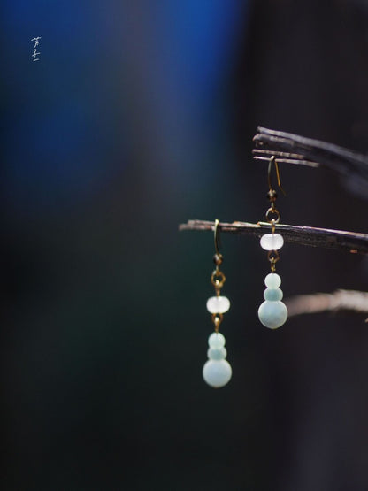 Stacking Blueglass Earrings
