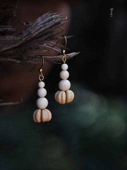 Stacking Natural Stone Earrings