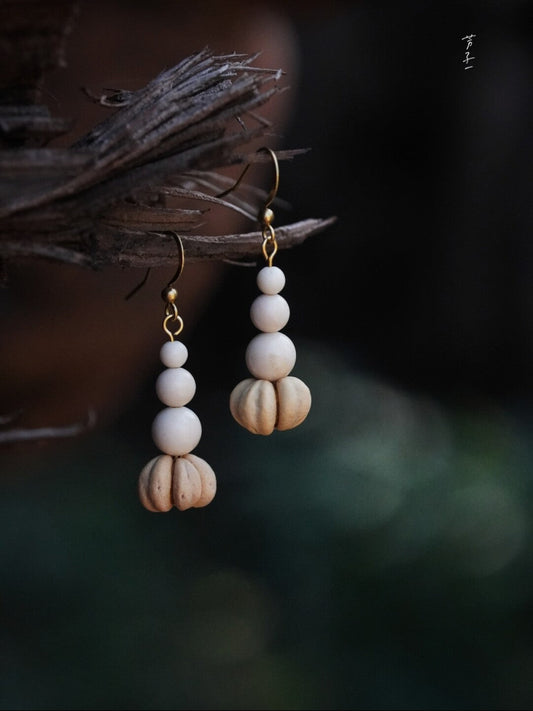 Stacking Natural Stone Earrings