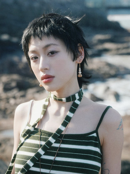 Stacking Natural Stone Earrings