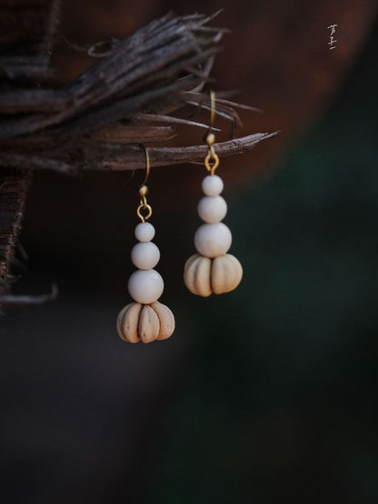 Stacking Natural Stone Earrings