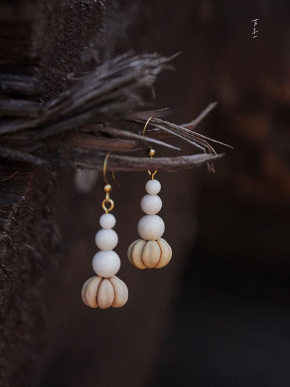 Stacking Natural Stone Earrings