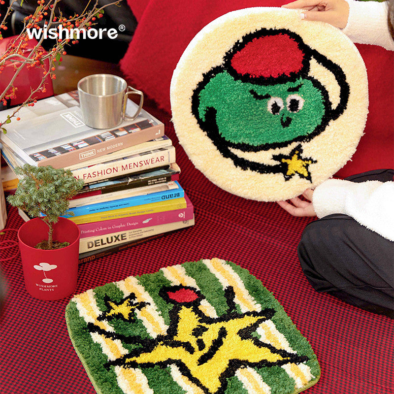 Star Cartoon Xmas Mat