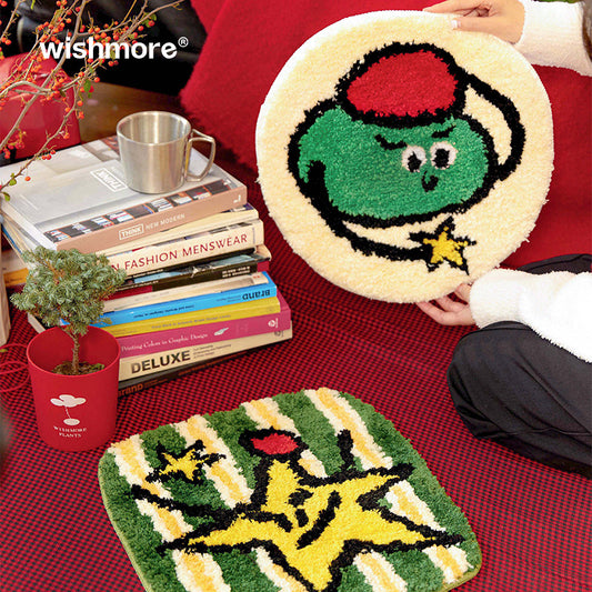 Star Cartoon Xmas Mat