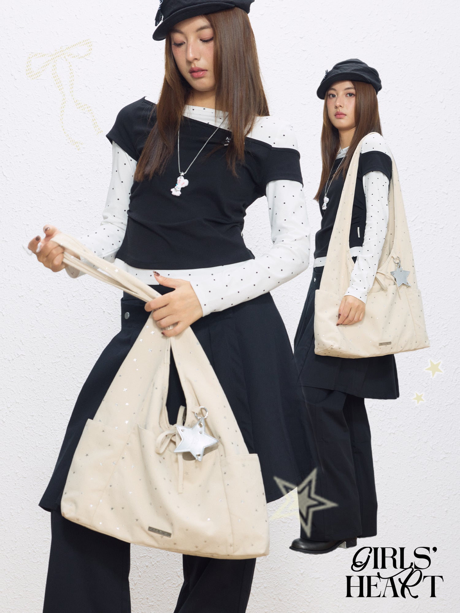 Star Hobo Bag | Bag | Three Fleas