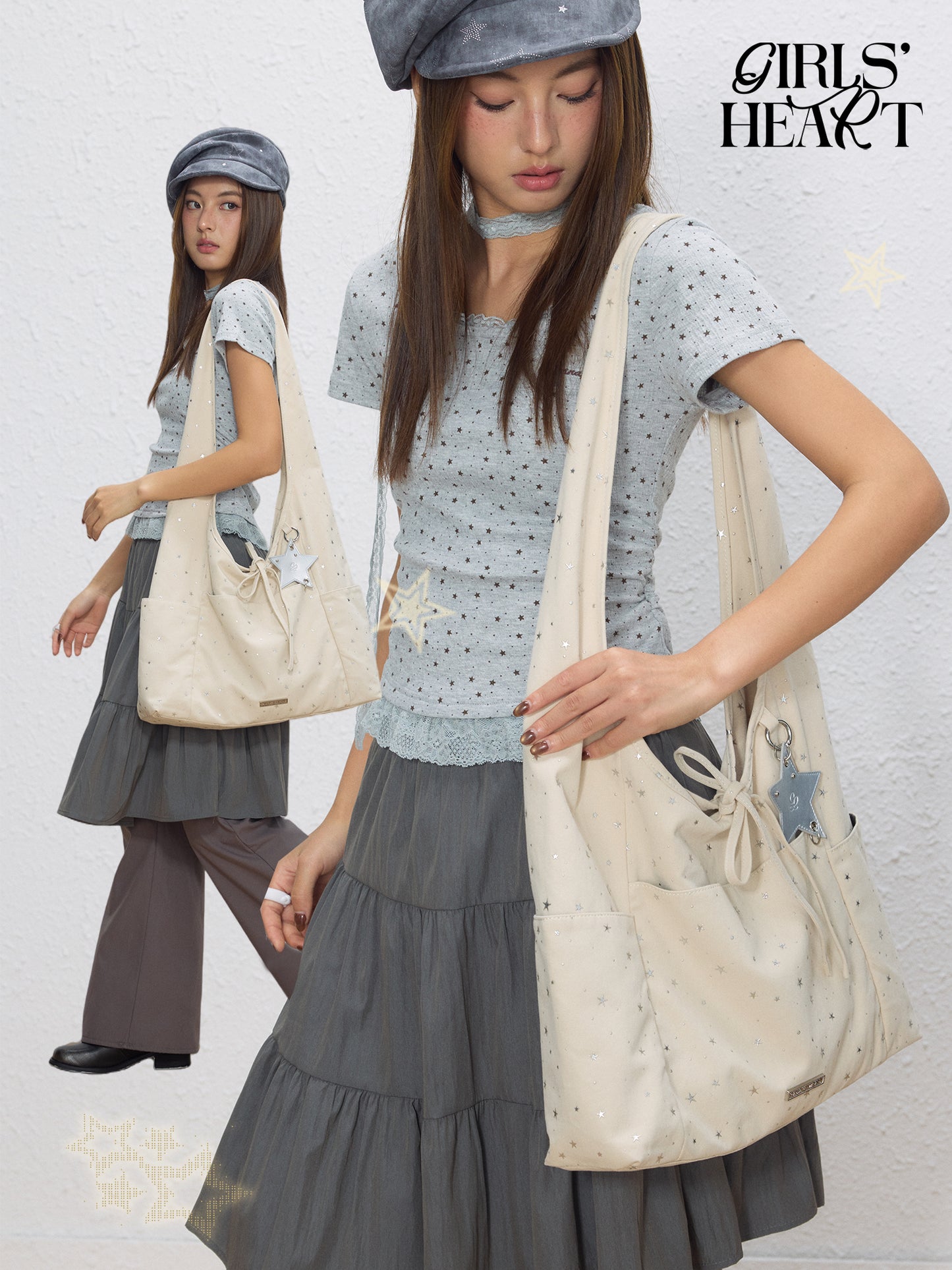 Star Hobo Bag | Bag | Three Fleas