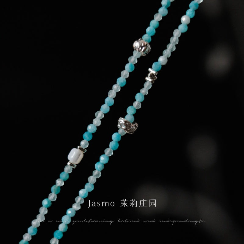 Star Pendant Tassel Beaded Necklace