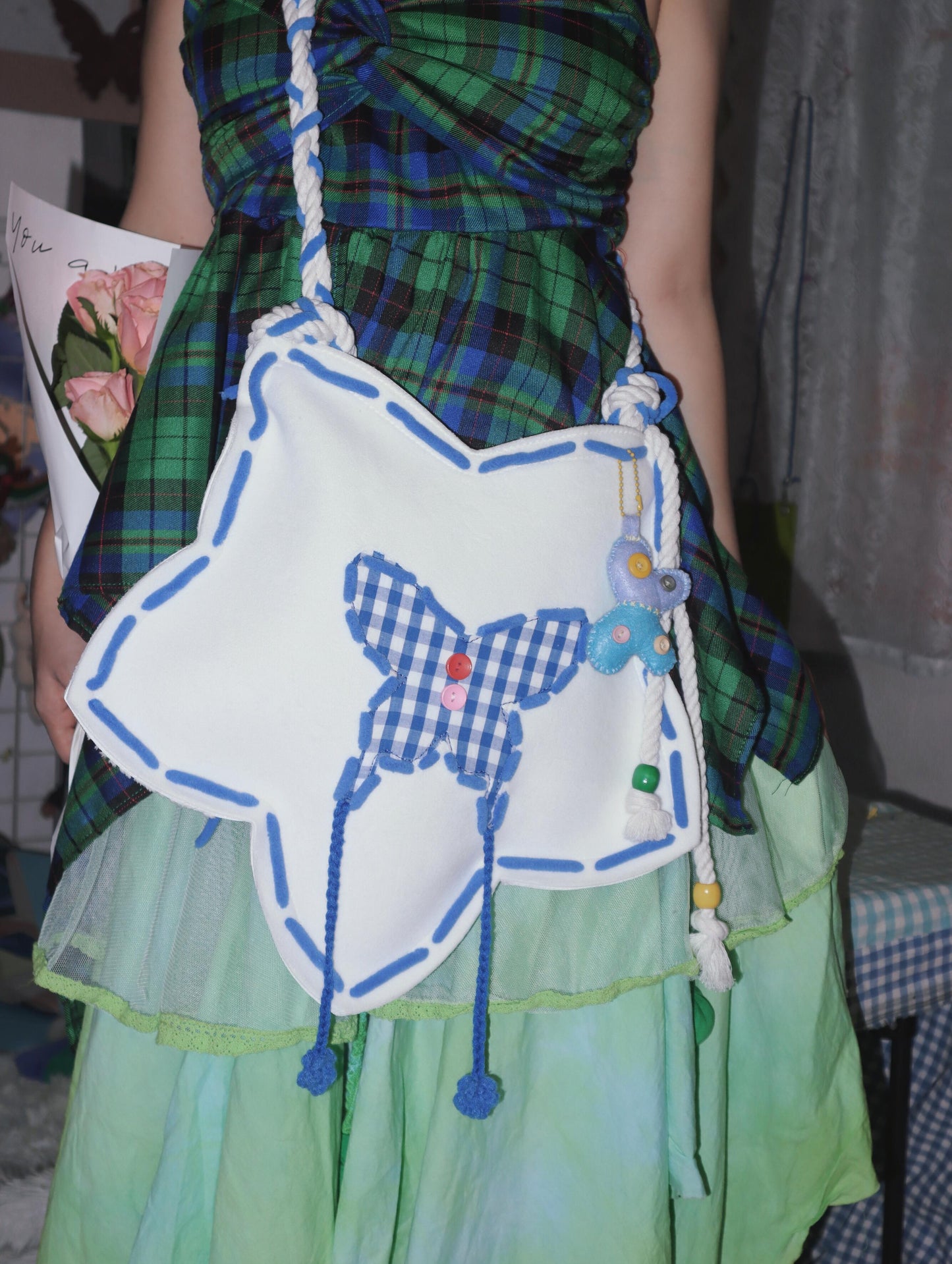 Star Shape Butterfly Crossbody Bag