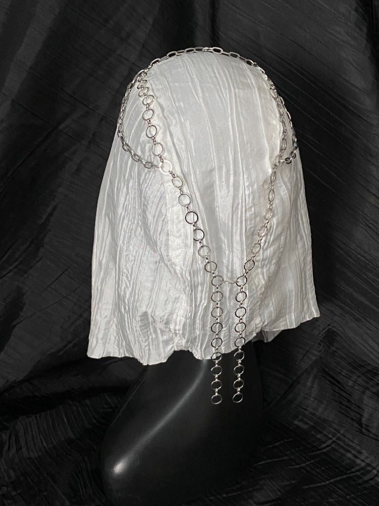 Star & Moon Myth Lace Ruffled Tassel Hood