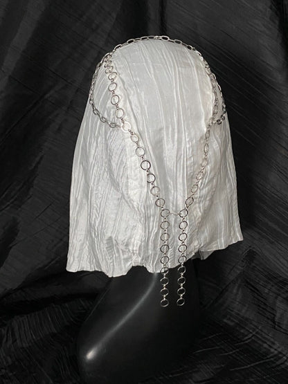 Star & Moon Myth Lace Ruffled Tassel Hood