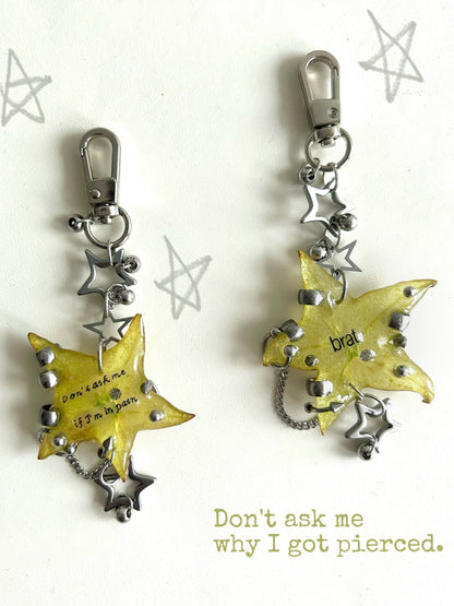 Starfruit Star Resin Bag Charm | other accessories | Three Fleas