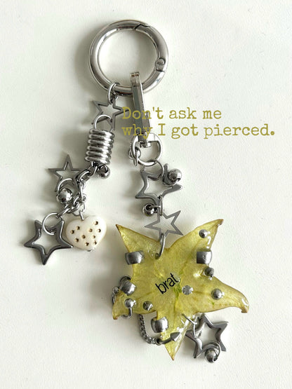 Starfruit Star Resin Bag Charm | other accessories | Three Fleas