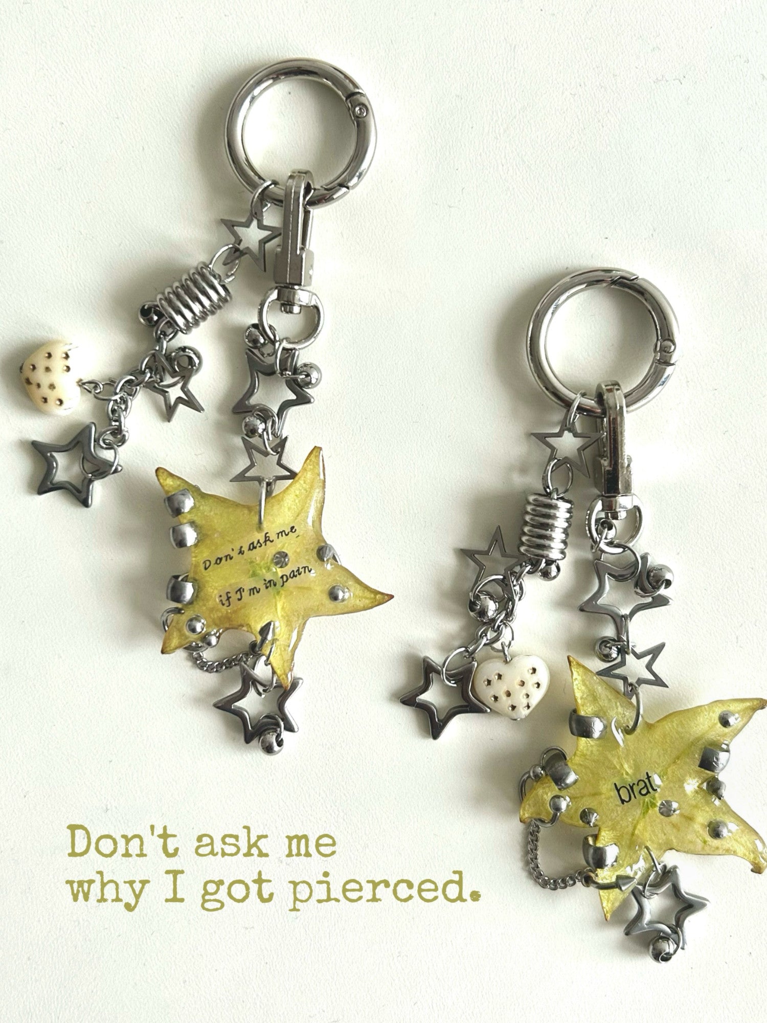 Starfruit Star Resin Bag Charm | other accessories | Three Fleas