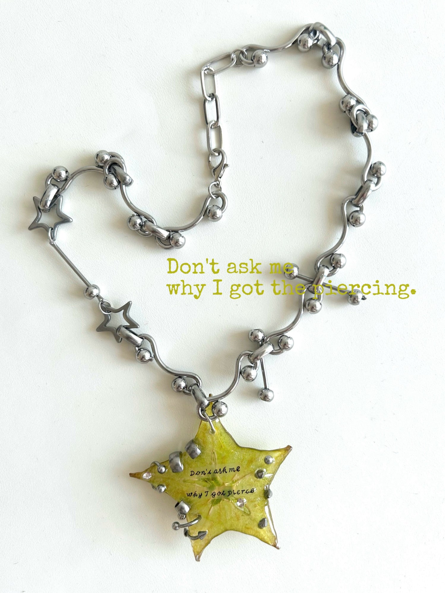 Starfruit Star Resin Necklace | Necklace | Three Fleas