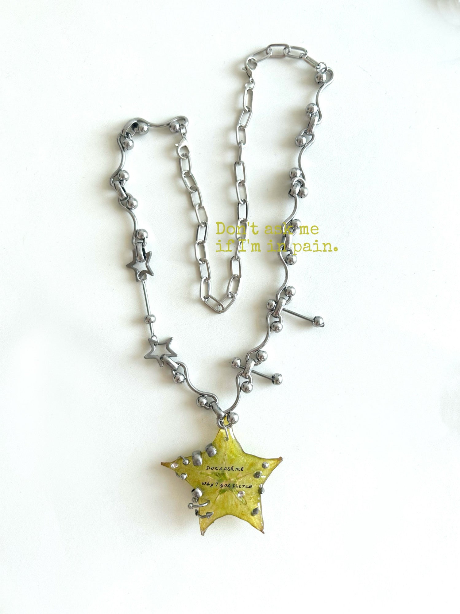 Starfruit Star Resin Necklace | Necklace | Three Fleas