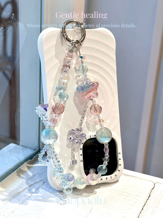 Starlit Candy Beaded Phone Charm