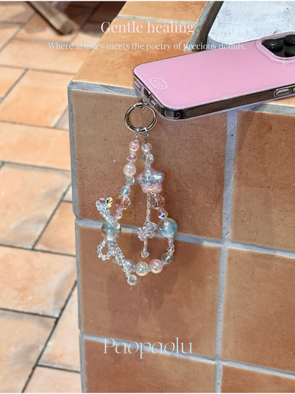 Starlit Candy Beaded Phone Charm