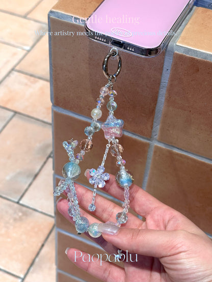Starlit Candy Beaded Phone Charm
