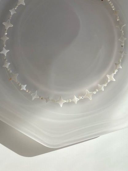 Stars Shining Nacre Necklace