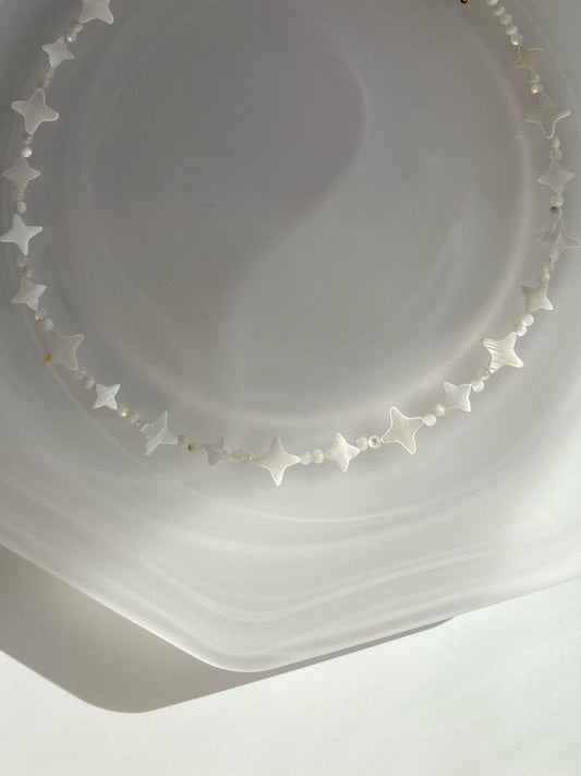 Stars Shining Nacre Necklace