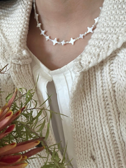 Stars Shining Nacre Necklace