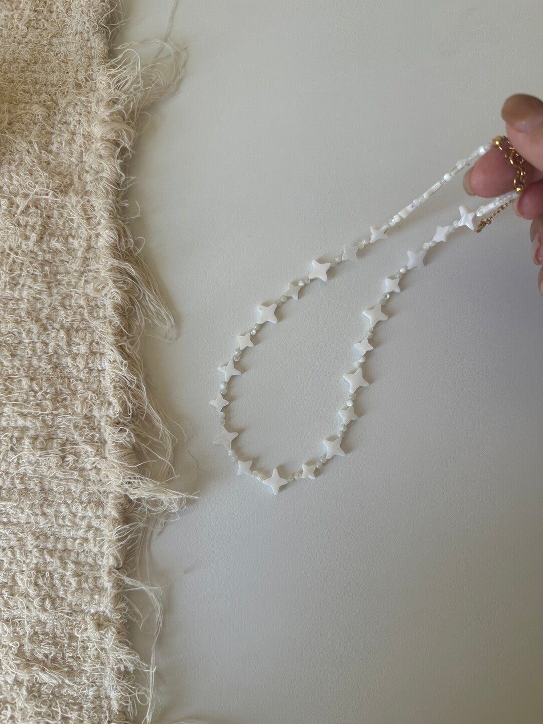 Stars Shining Nacre Necklace