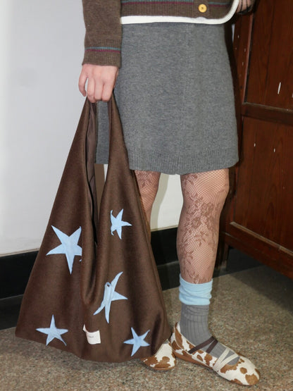 Stars Soft Triangle Shoulder Bag