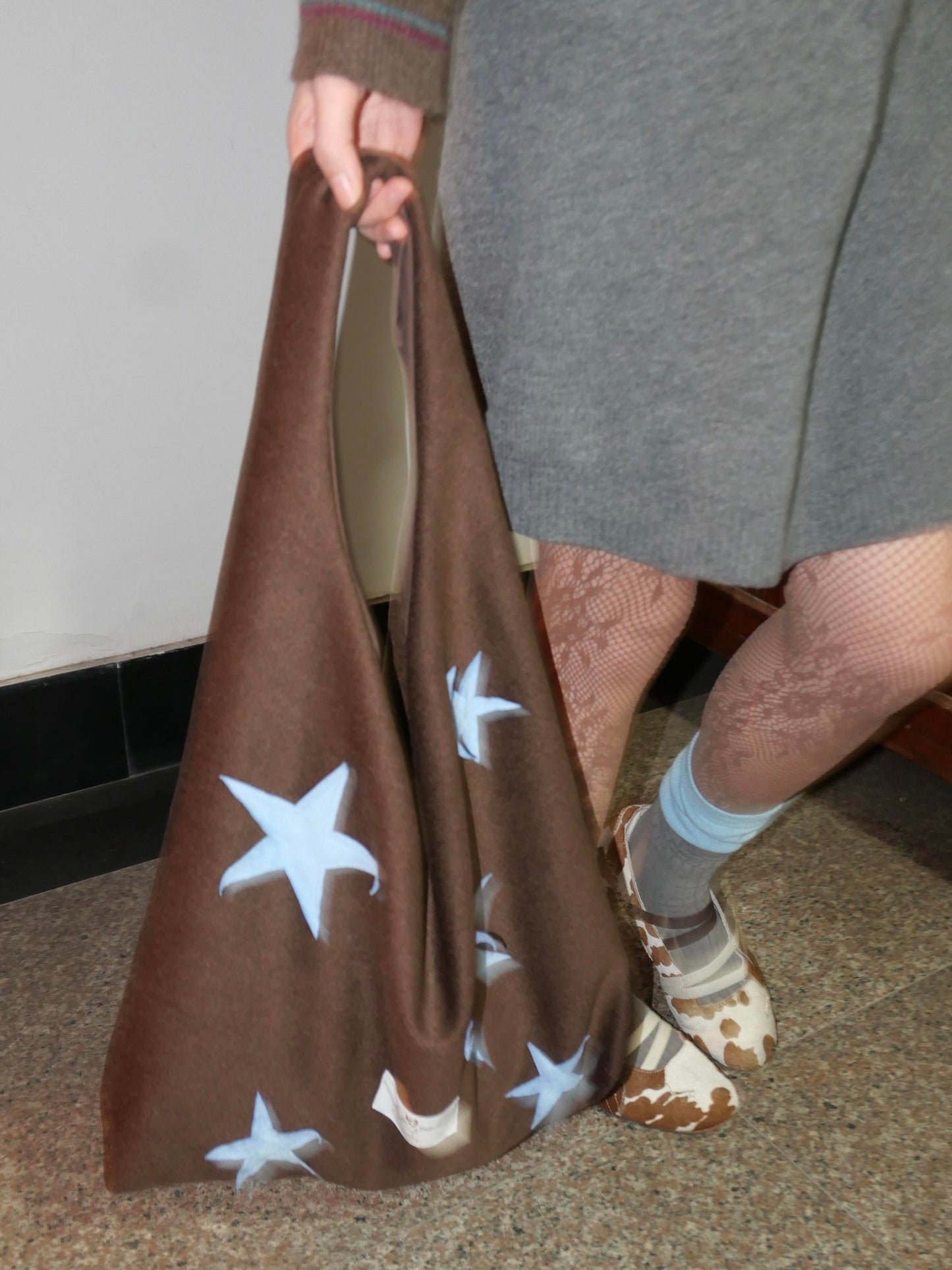 Stars Soft Triangle Shoulder Bag