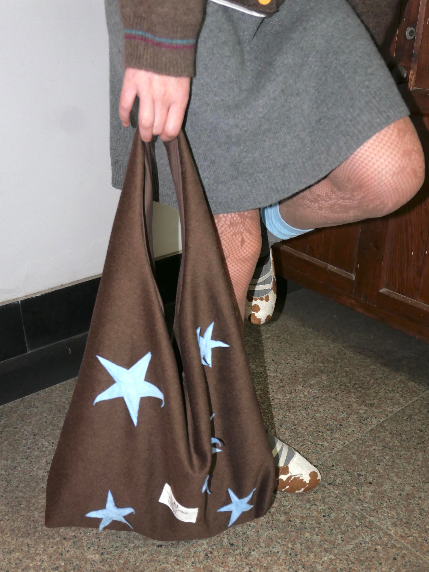 Stars Soft Triangle Shoulder Bag