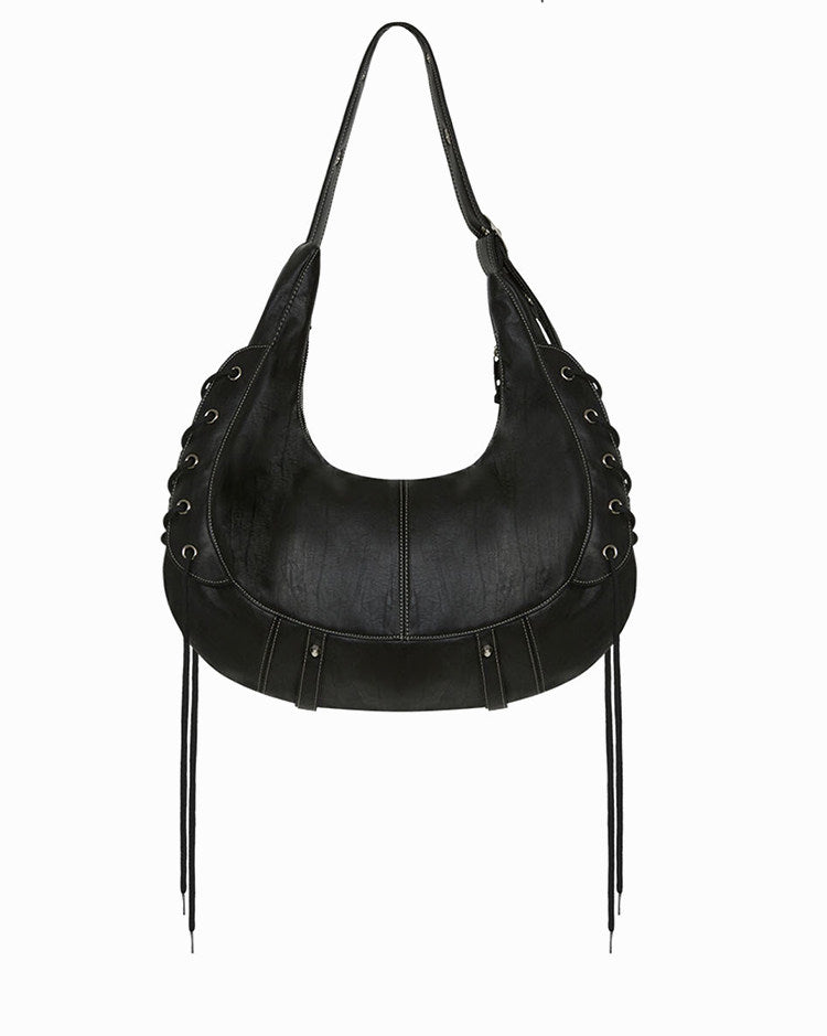 Strap Tassel Punk Biker Bag | Bag | Three Fleas