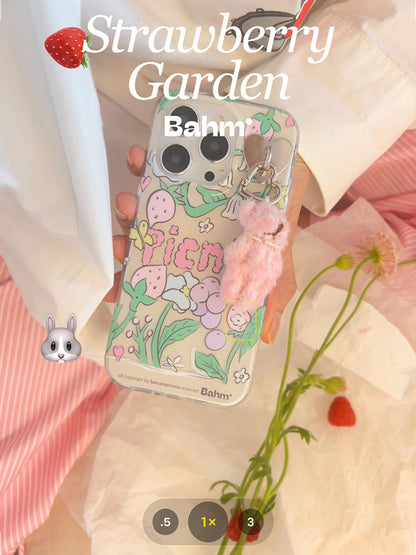 Strawberry Garden Printed Phone Case