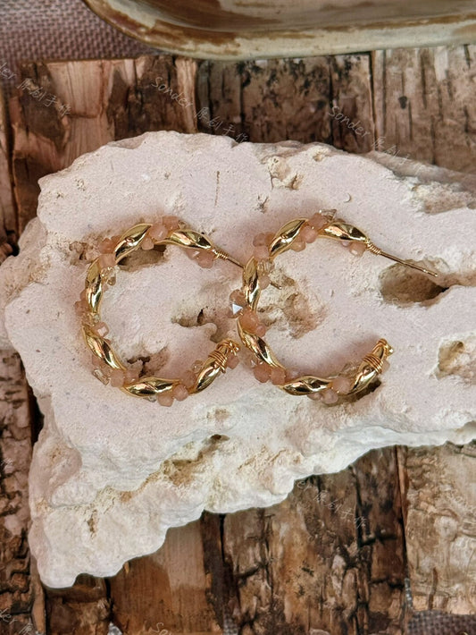 Sugar Cube Crystal Earrings