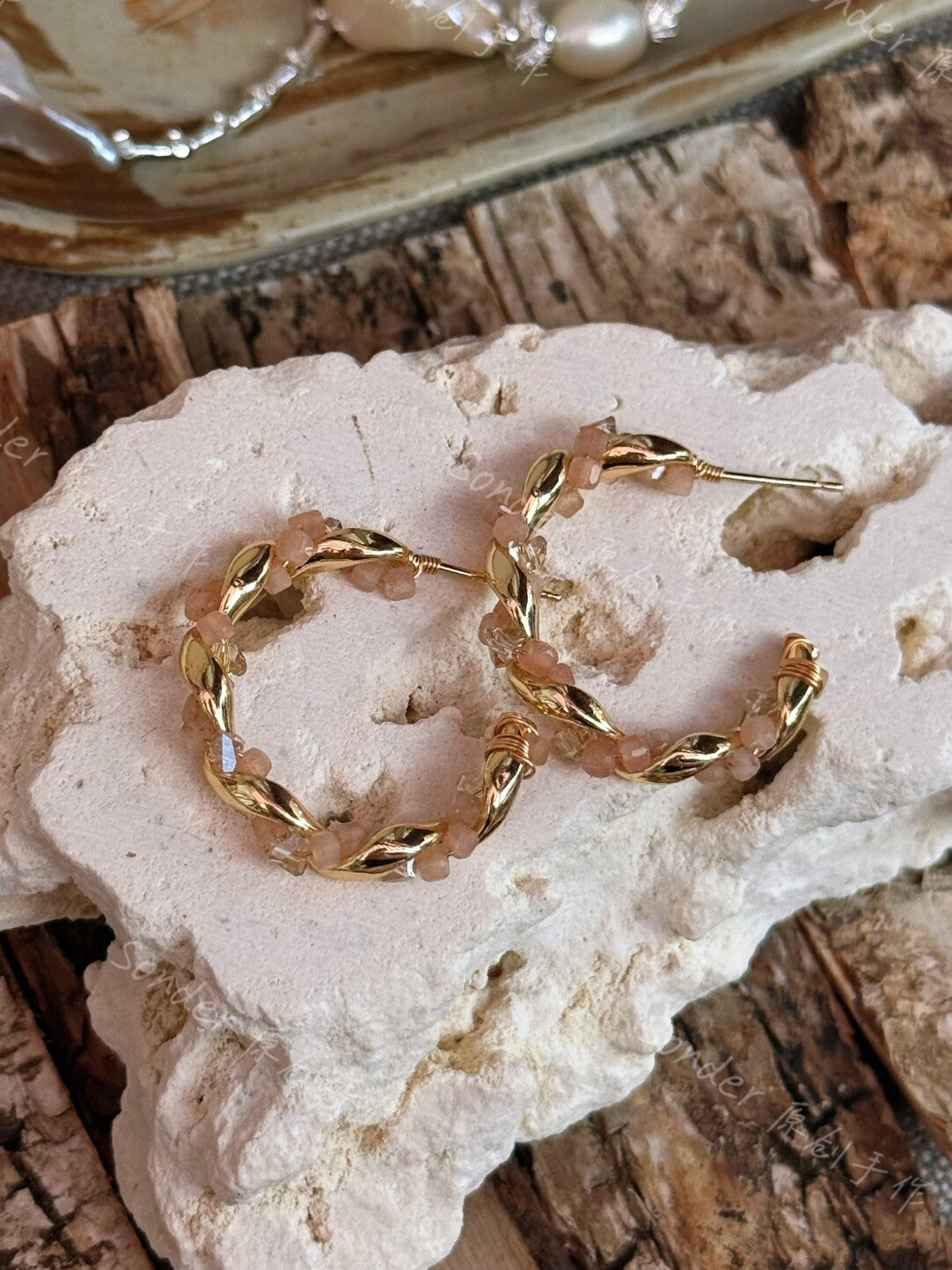 Sugar Cube Crystal Earrings