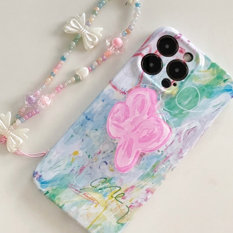 Summer Butterfly Oil Painting Phone Case