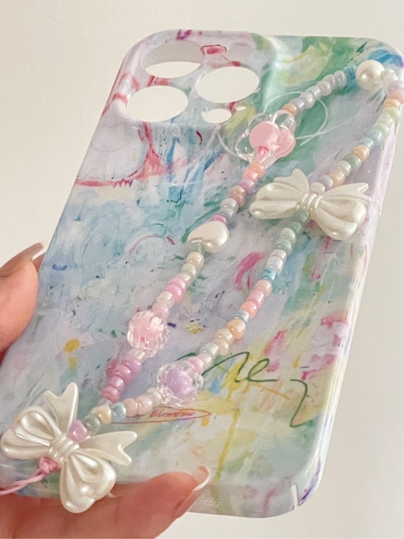 Summer Butterfly Oil Painting Phone Case