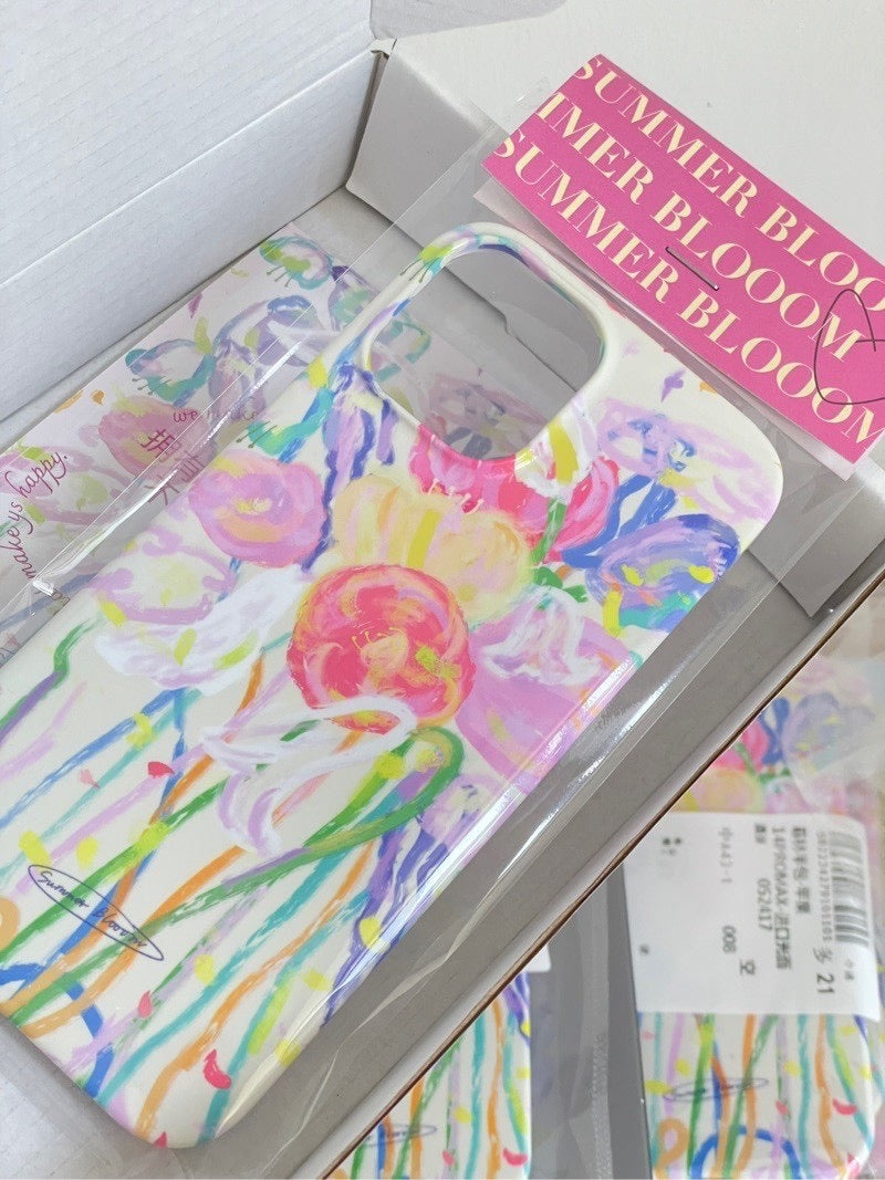 Summer Flower Oil Painting Phone Case