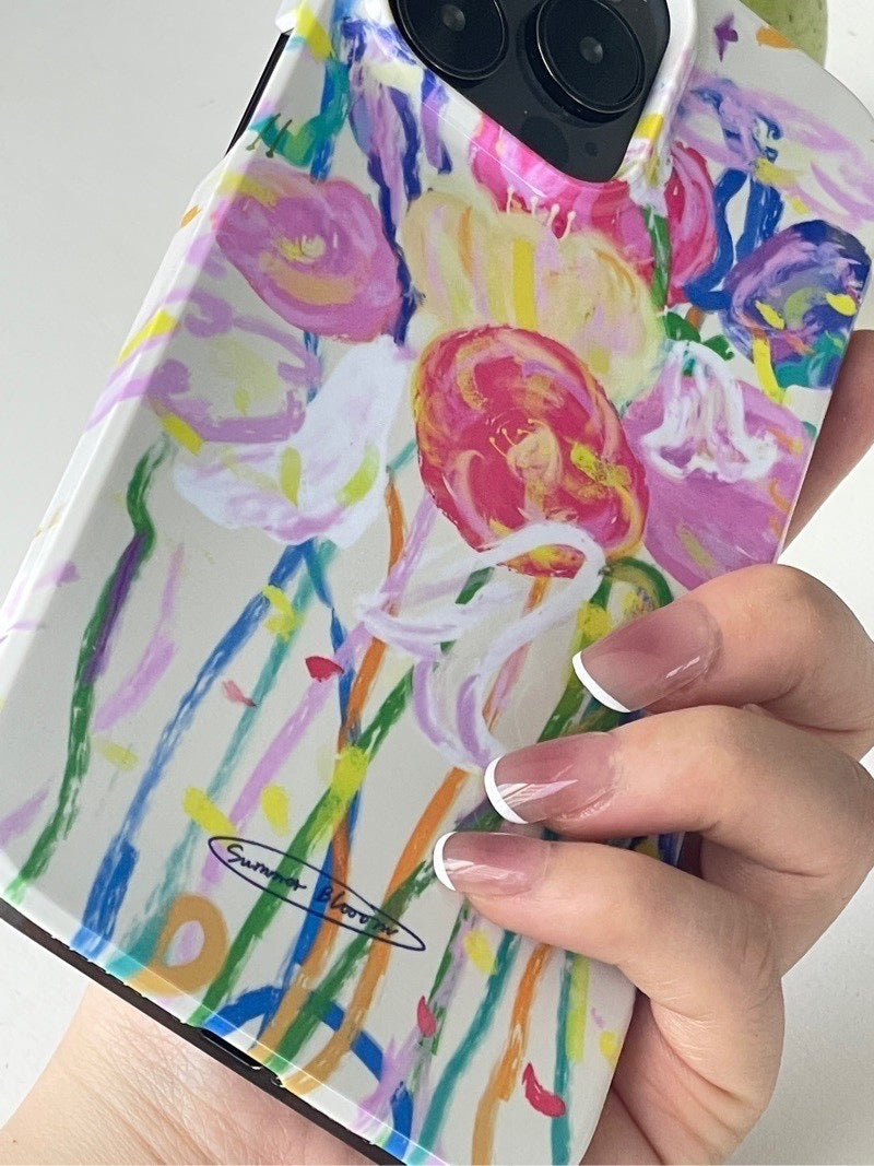 Summer Flower Oil Painting Phone Case