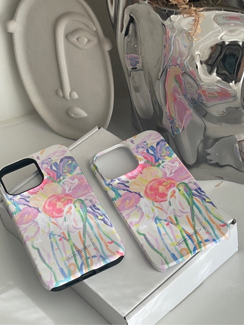 Summer Flower Oil Painting Phone Case