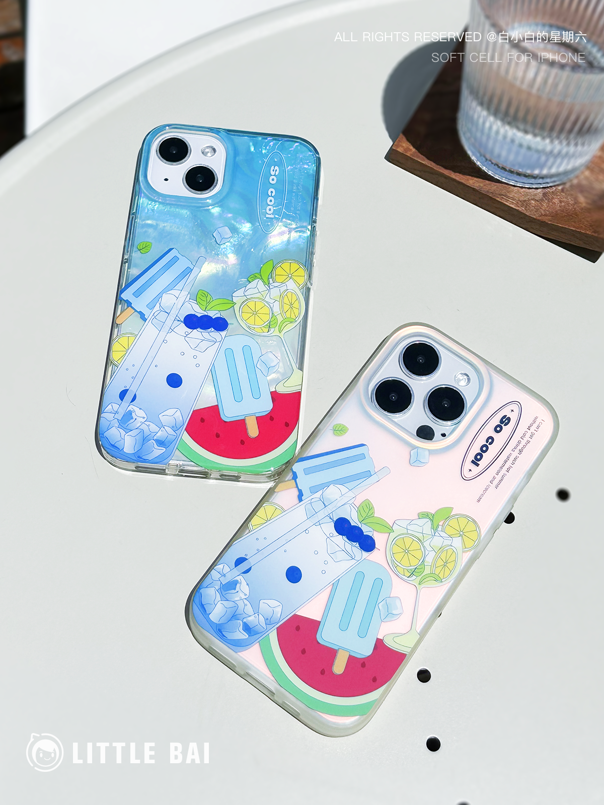 Summer Iced Drink Printed Phone Case