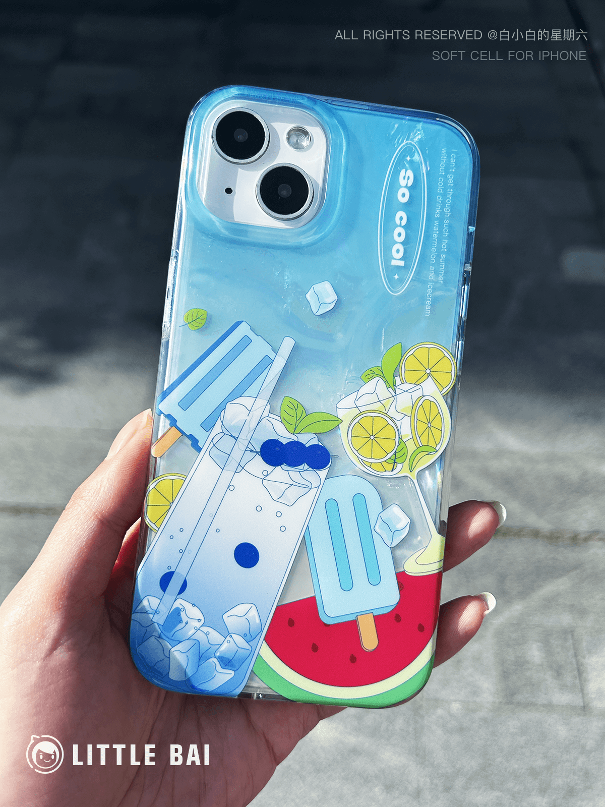Summer Iced Drink Printed Phone Case