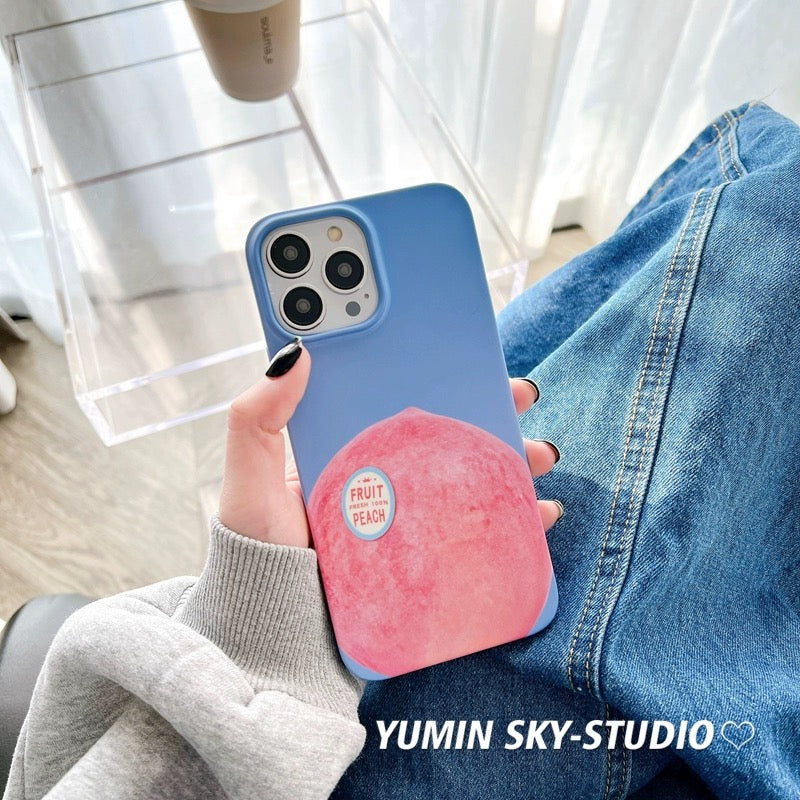 Summer Peach Printed Phone Case