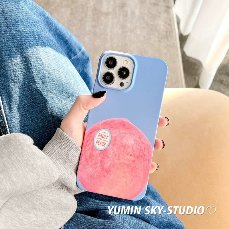 Summer Peach Printed Phone Case