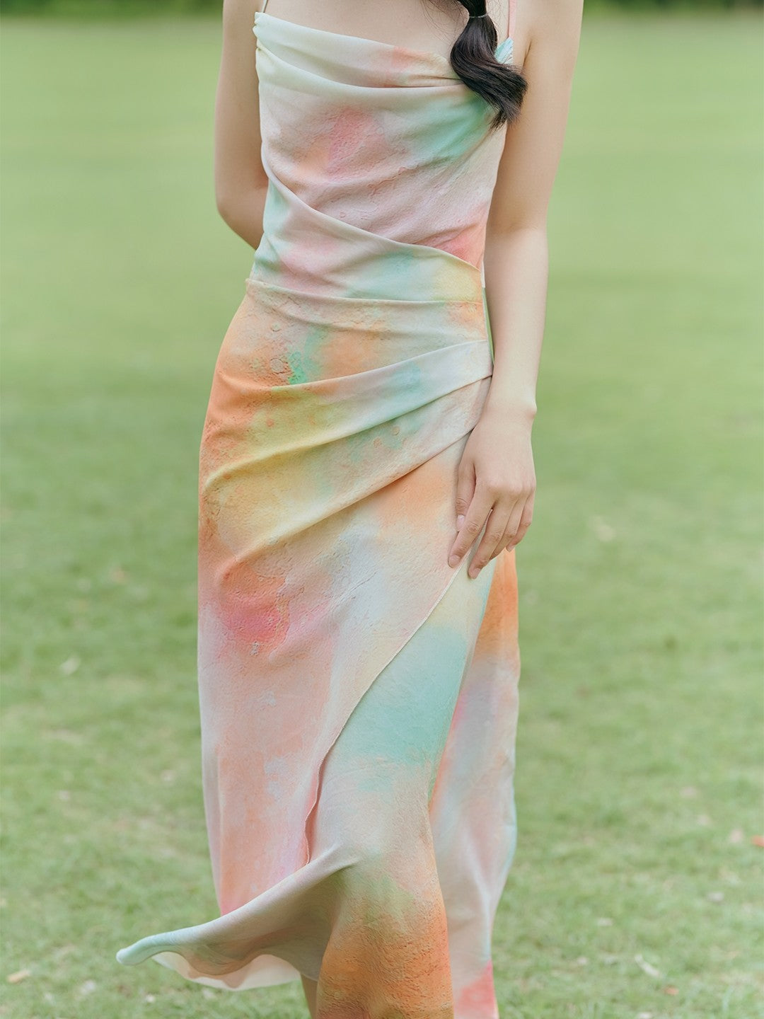 Sunrise Backless Maxi Dress