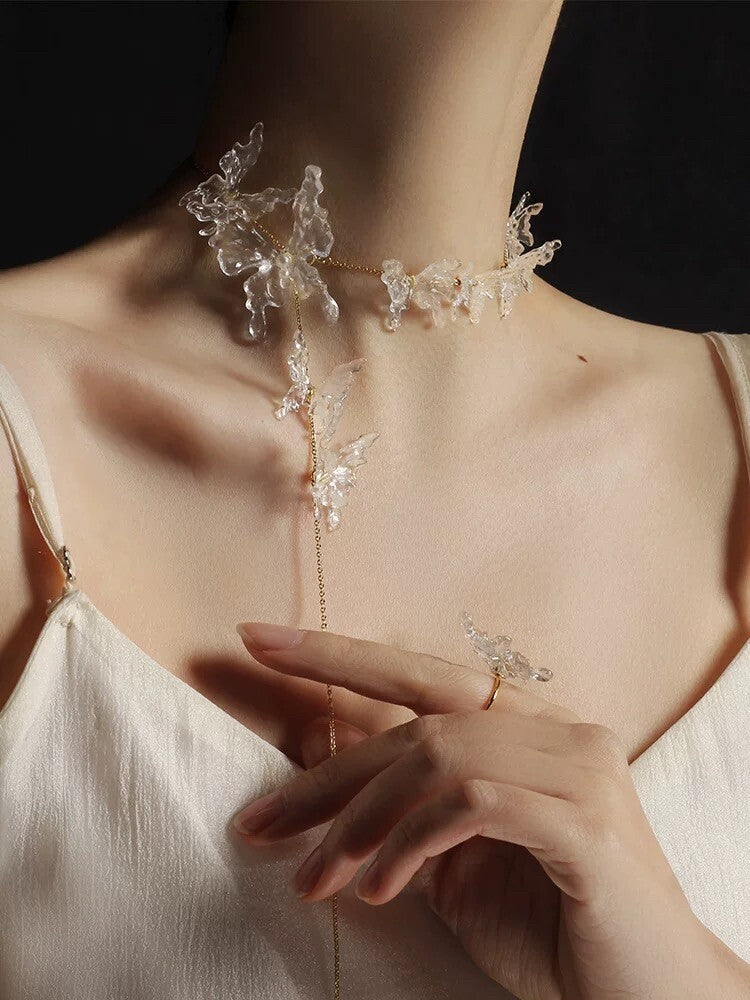 Sunset Dream Butterfly Necklace