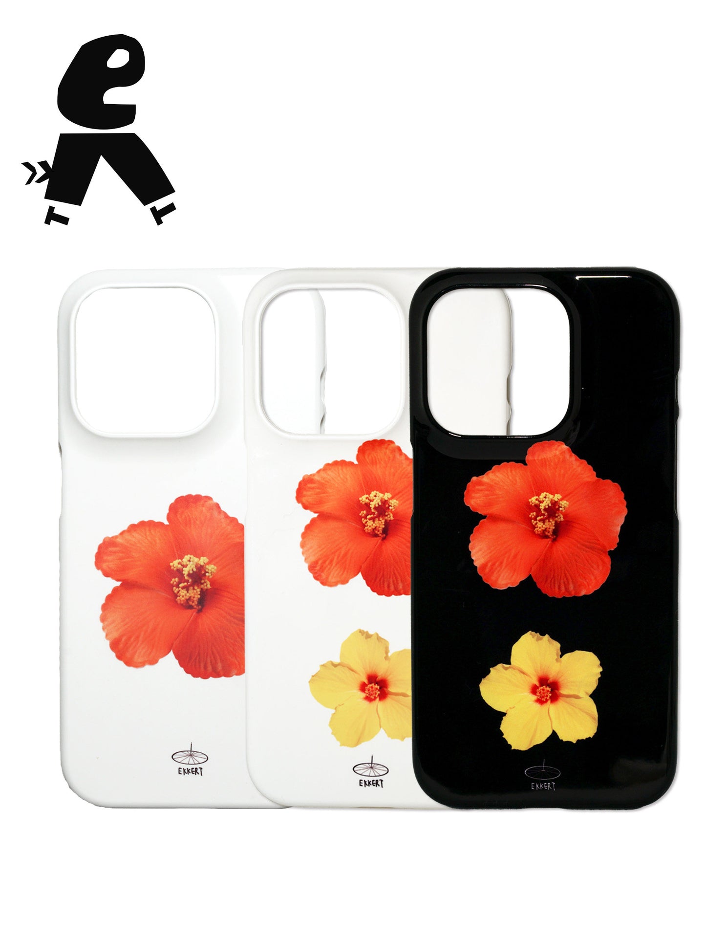 Sunset Hibiscus: Korean Minimalist Aesthetic Case